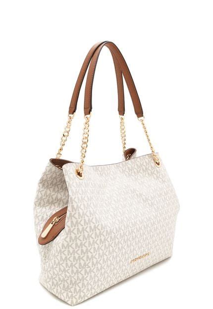 bolsa michael kors jet set item lg branco